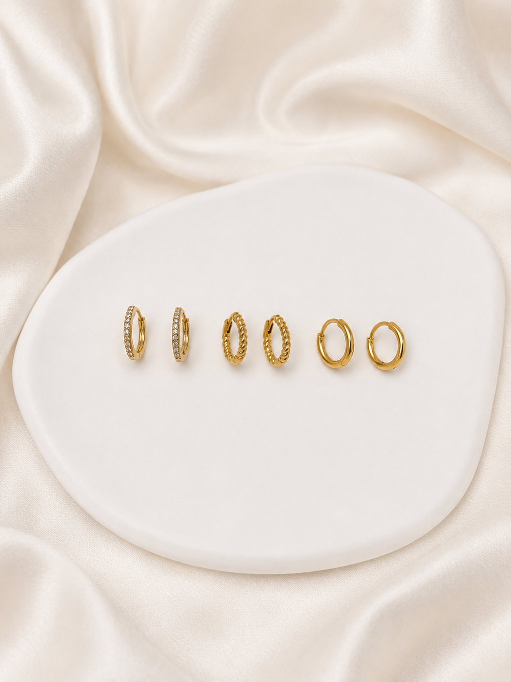 Essential Creolen-Set – Gold