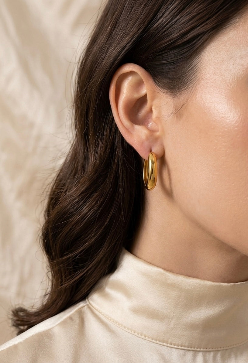 Oval Hoops: Dein täglicher Begleiter für pure Eleganz