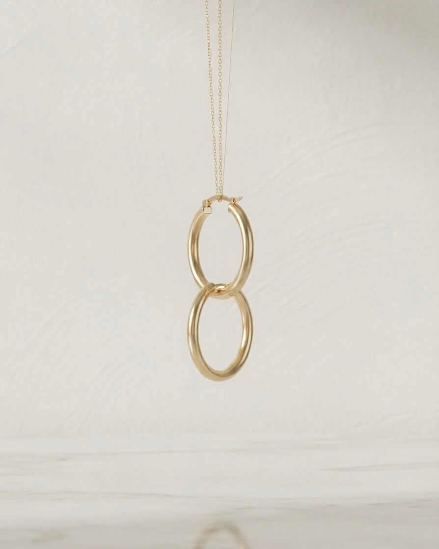 Dezent-elegante Gold-Creolen