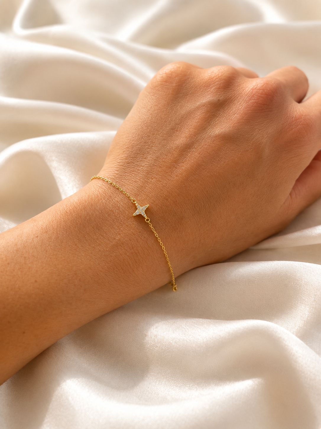 Stella – Feines Sternen-Armband aus 925er Silber