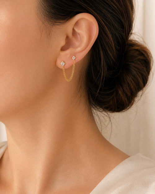 Auréa Doppio – S925 Sterling Silber Ohrringe