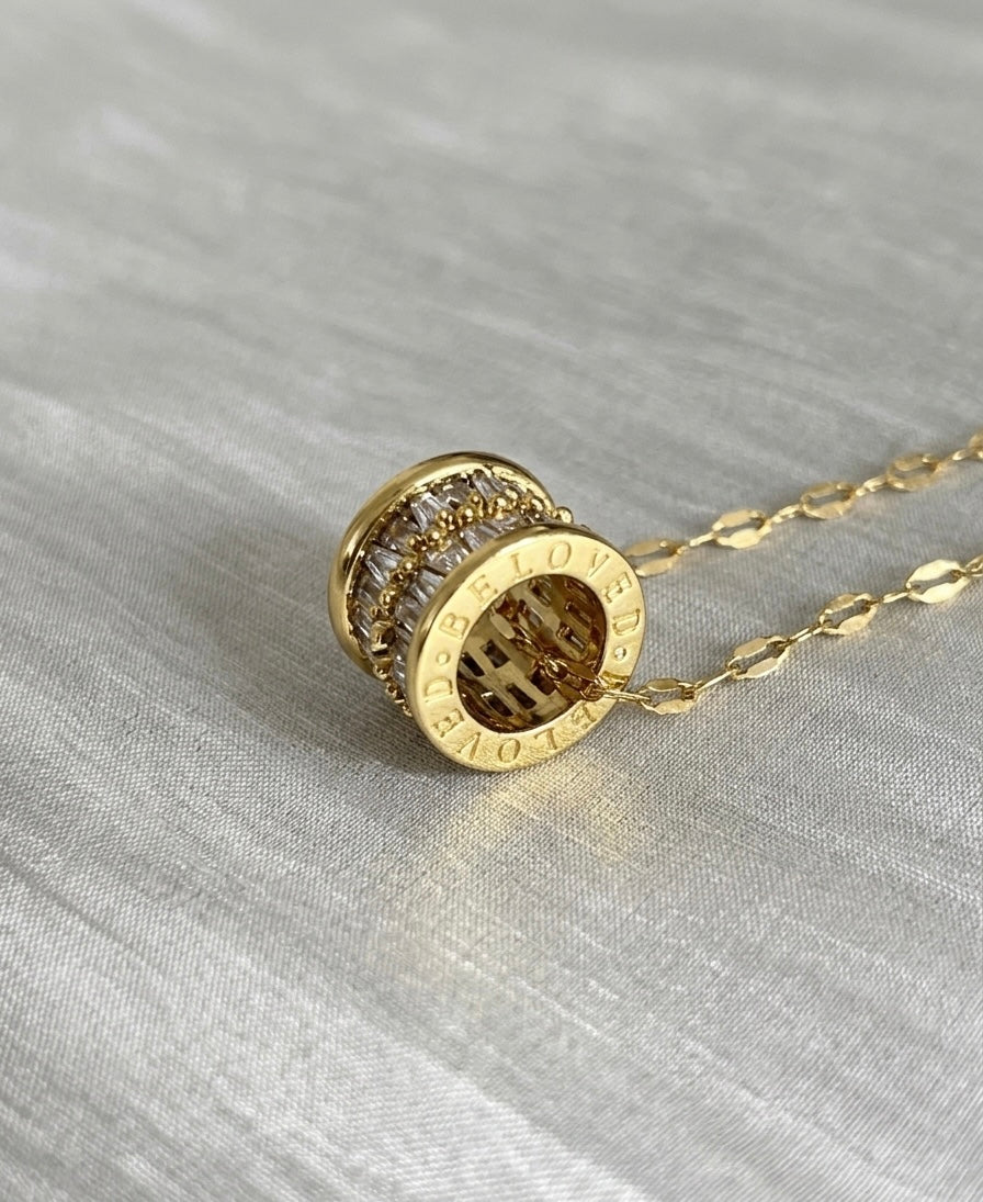 Halskette „Crystal Cylinder“