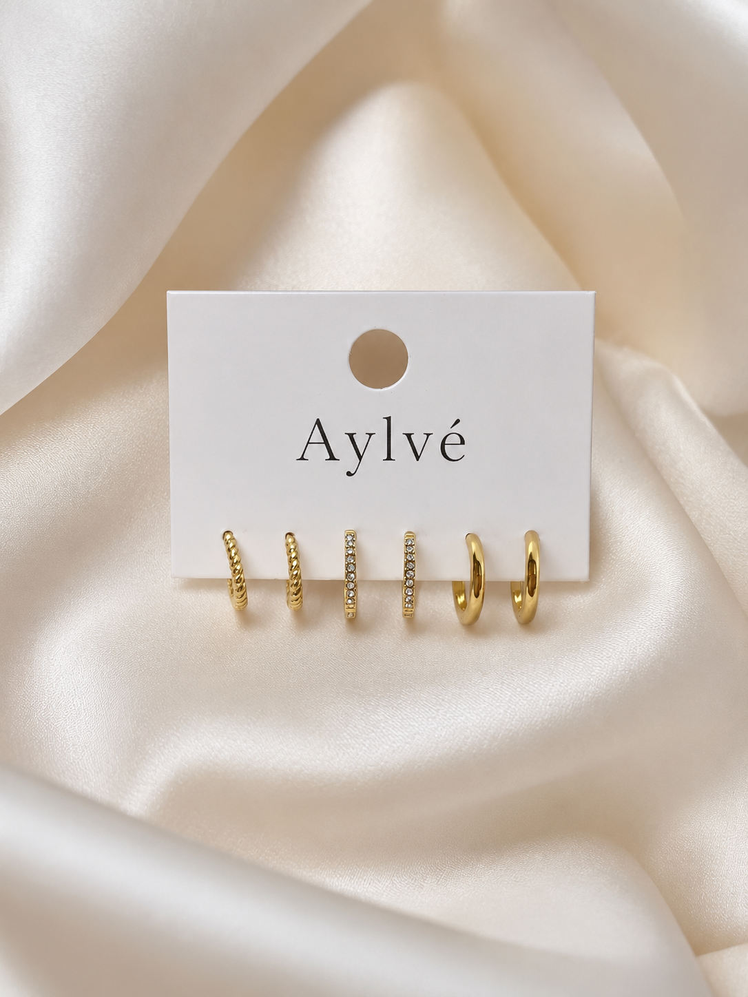 Essential Creolen-Set – Gold